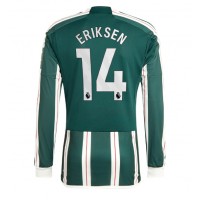 Manchester United Christian Eriksen #14 Gostujuci Dres 2023-24 Dugi Rukav